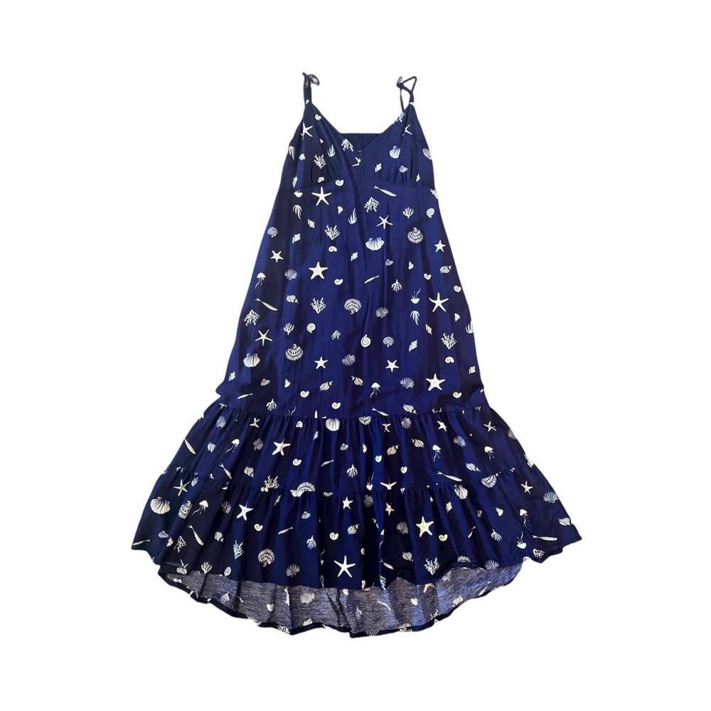 a new day Blue & White Seashell Maxi Dress